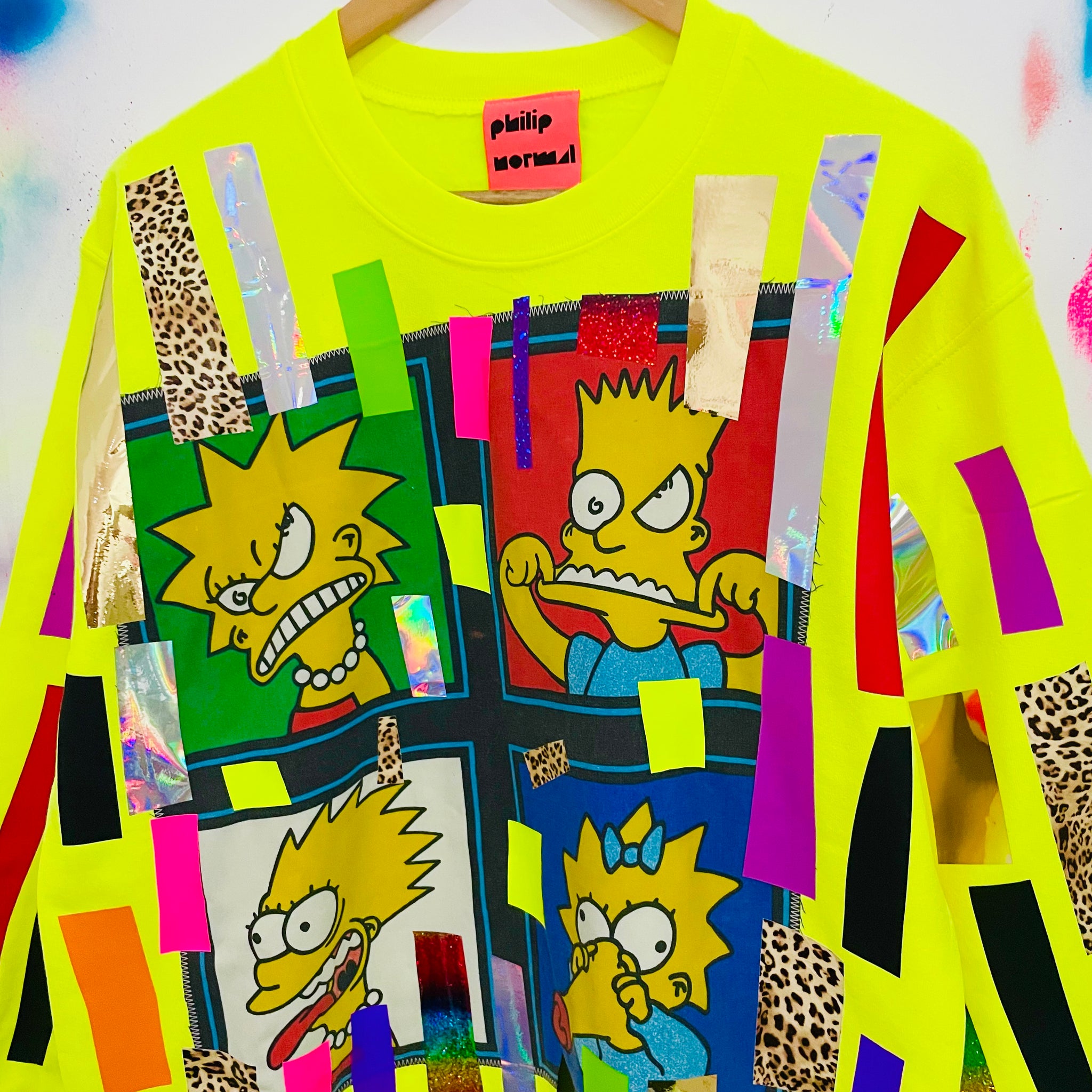 One off Neon Simpson’s Sweatshirt