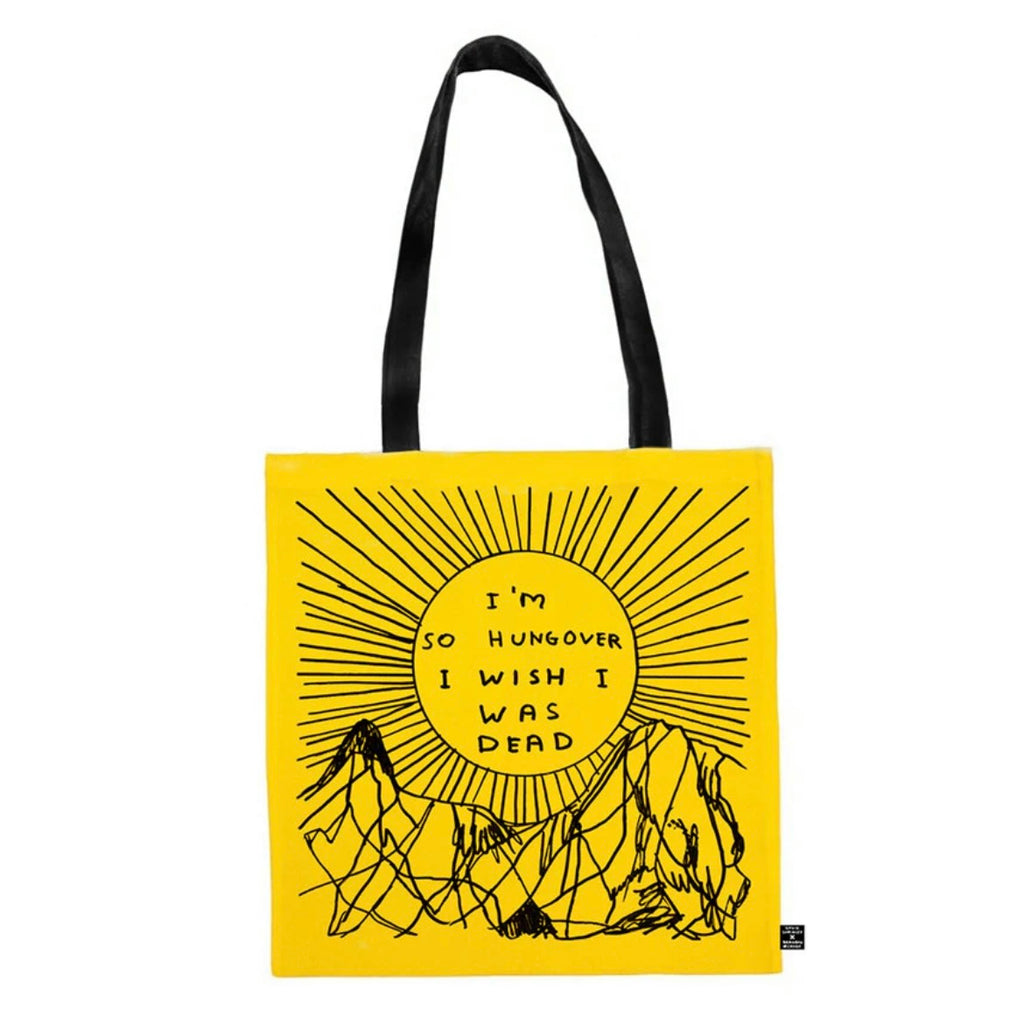 David Shrigley Hungover Tote Bag