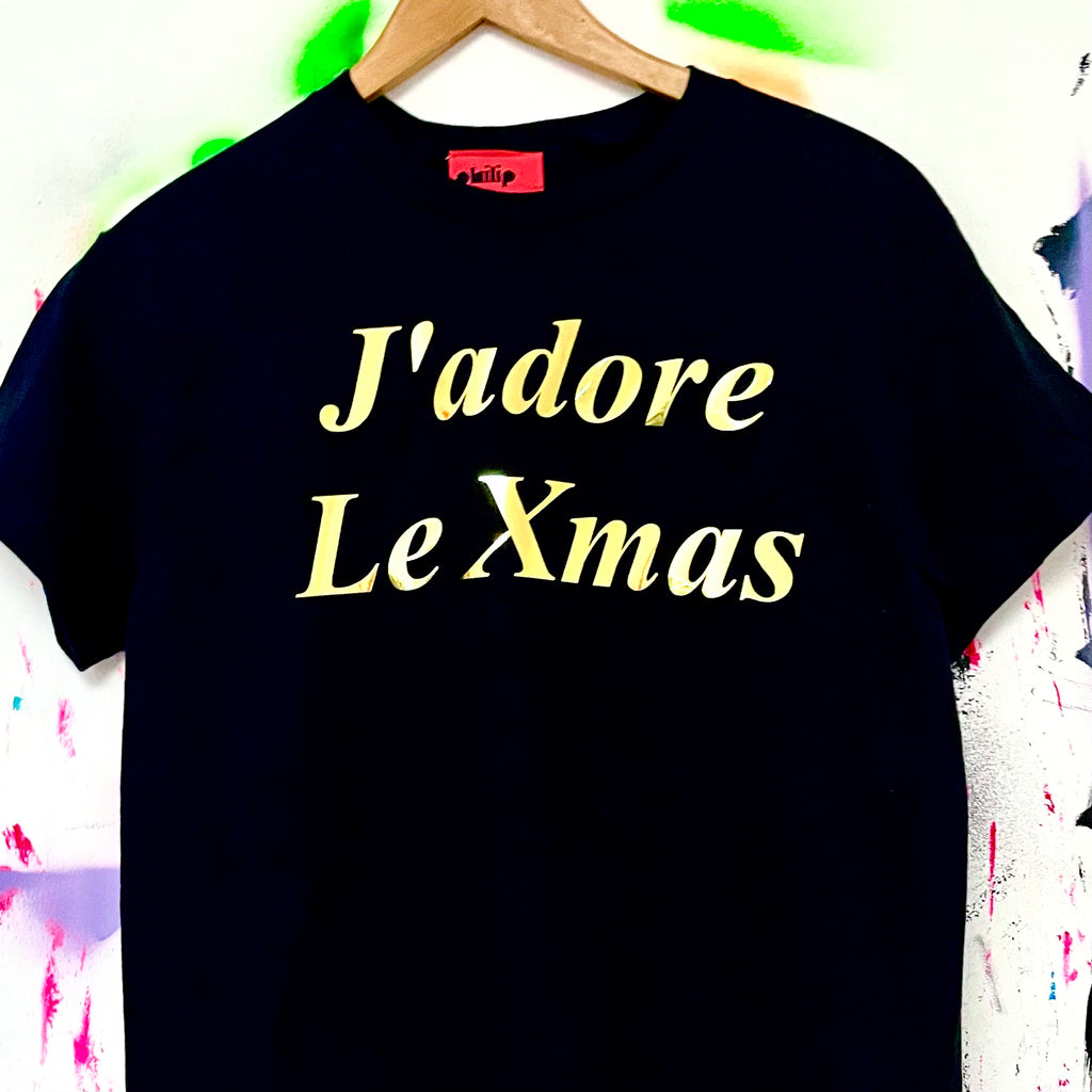 J’adore Le Xmas T-Shirt - Goldj