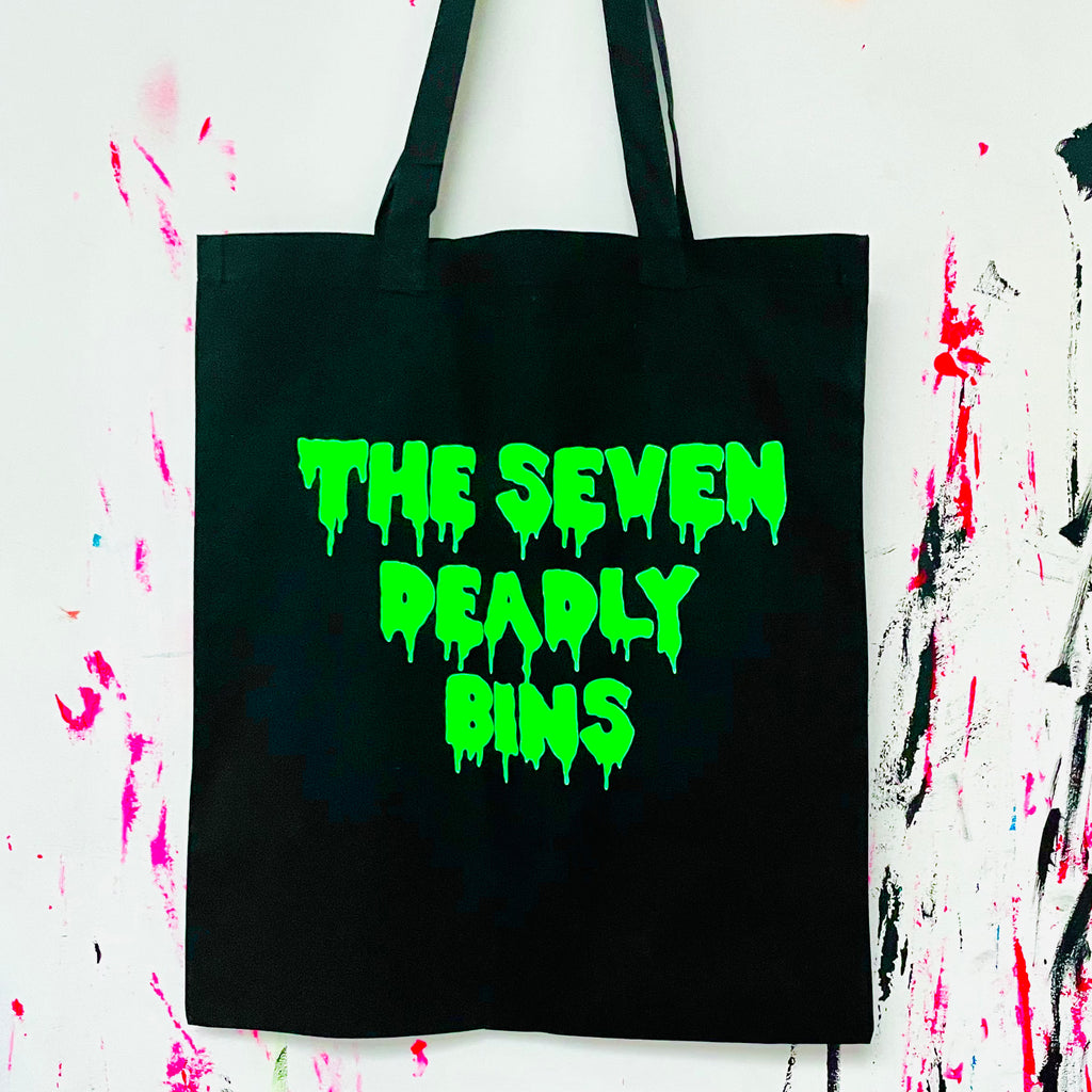 Seven Deadly Bins Tote Bag