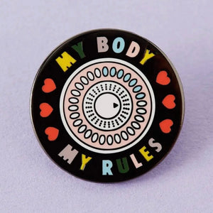 My Body Enamel Pin