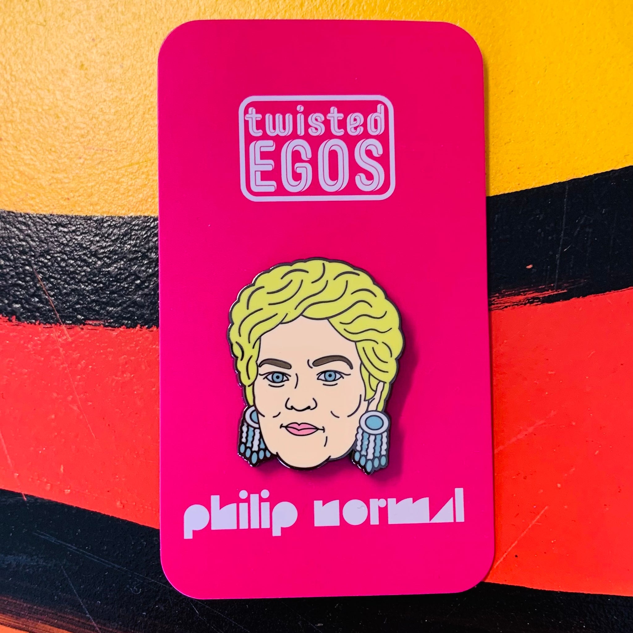 PAT BUTCHER ENAMEL PIN