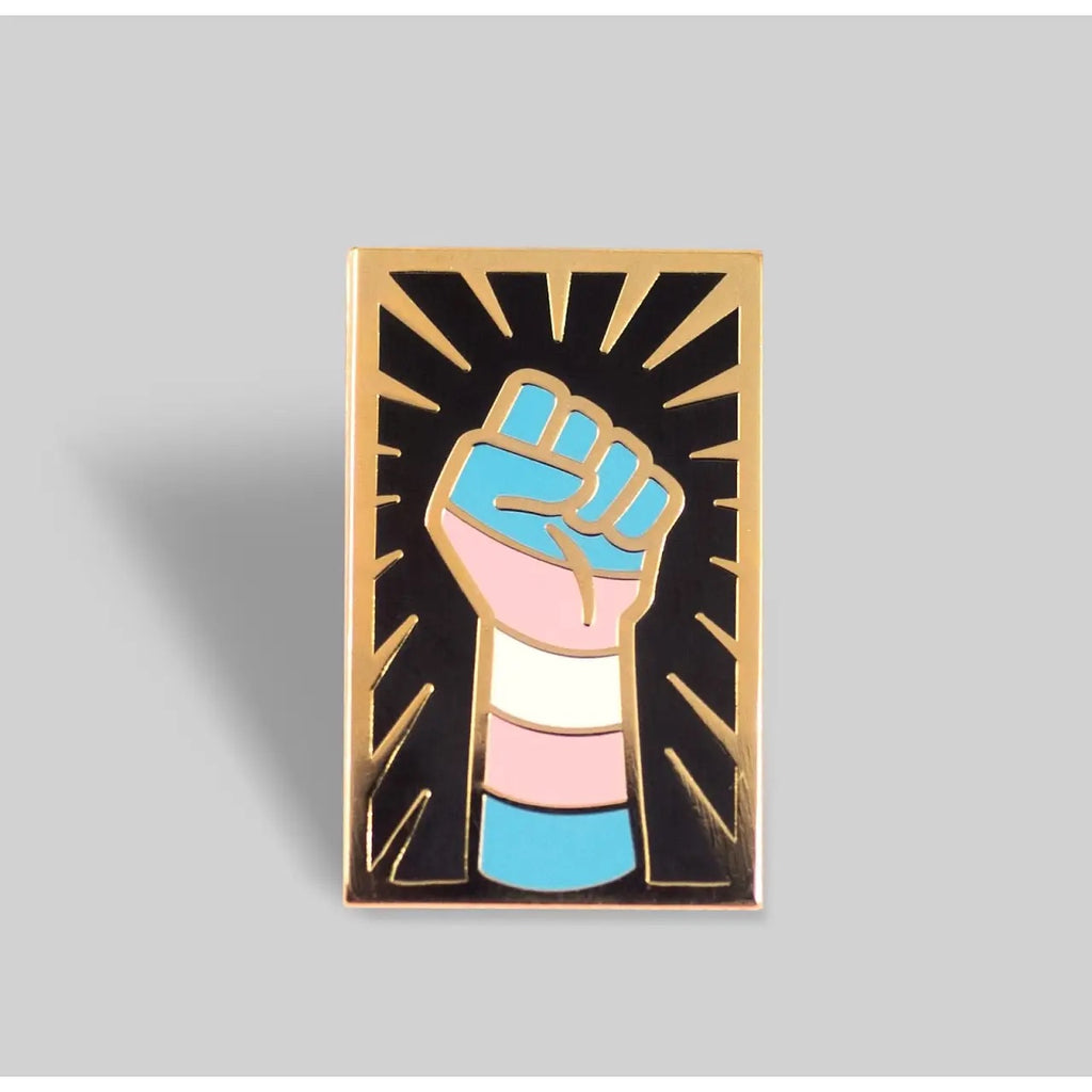 Trans Flag Resist Enamel Pin