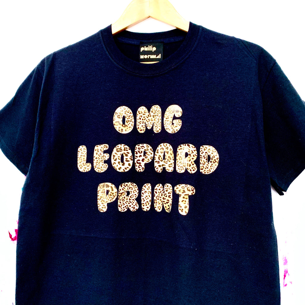 OMG LEOPARD PRINT T-Shirt