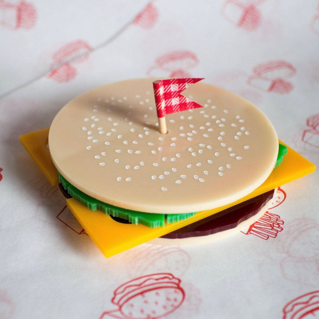 Burger Coaster Set