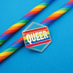 Queer Enamel Pin