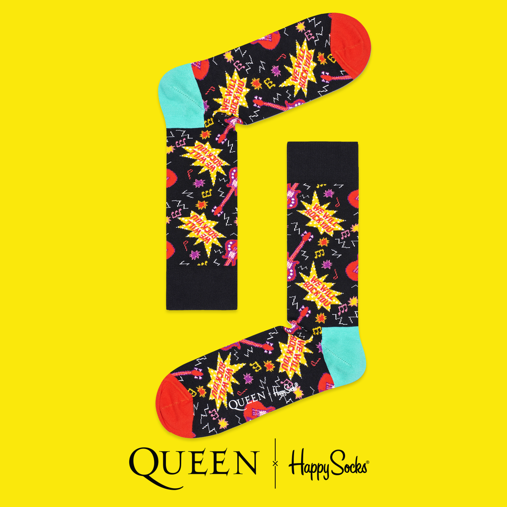 QUEEN X HAPPY SOCKS - We Will Rock You