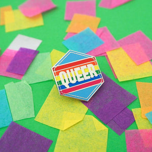 Queer Enamel Pin