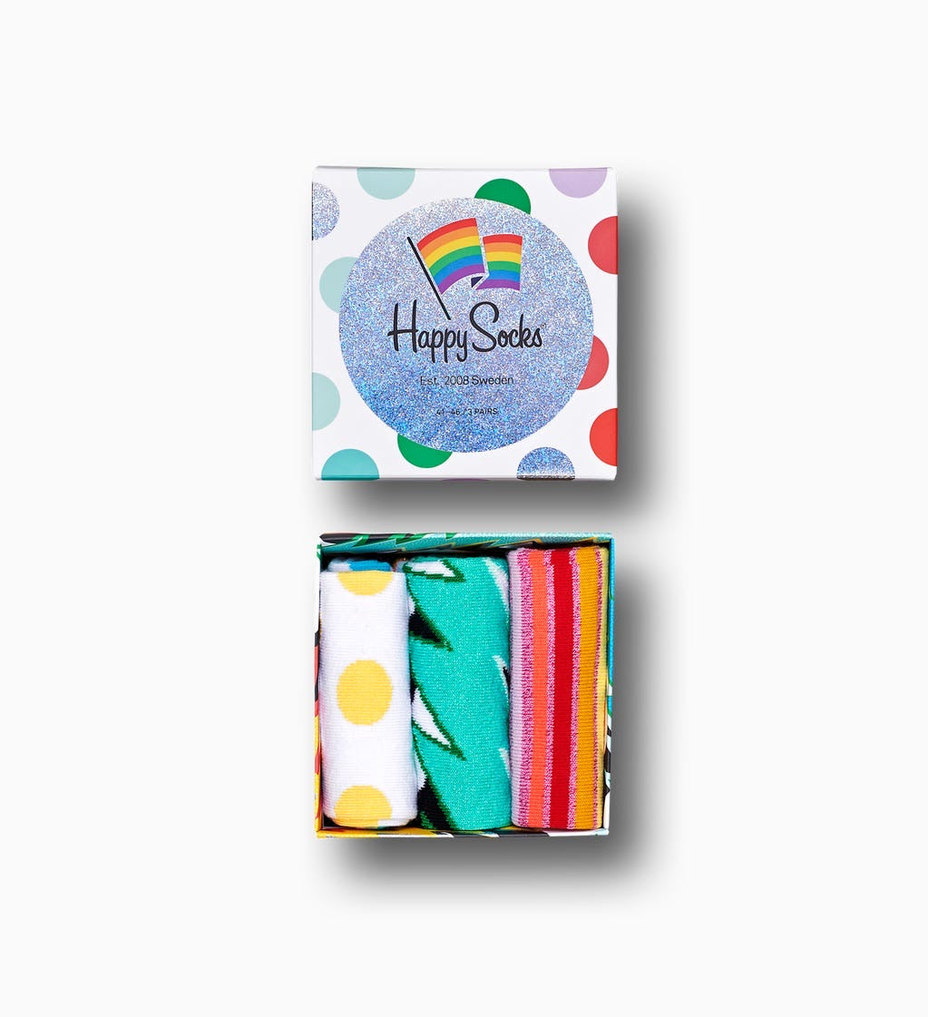 SALE - PRIDE HAPPY SOCKS GIFT BOX