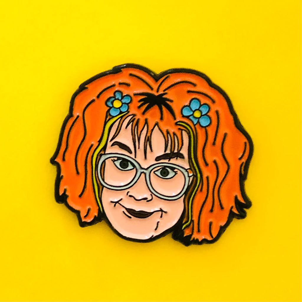 Lindy Enamel Pin.