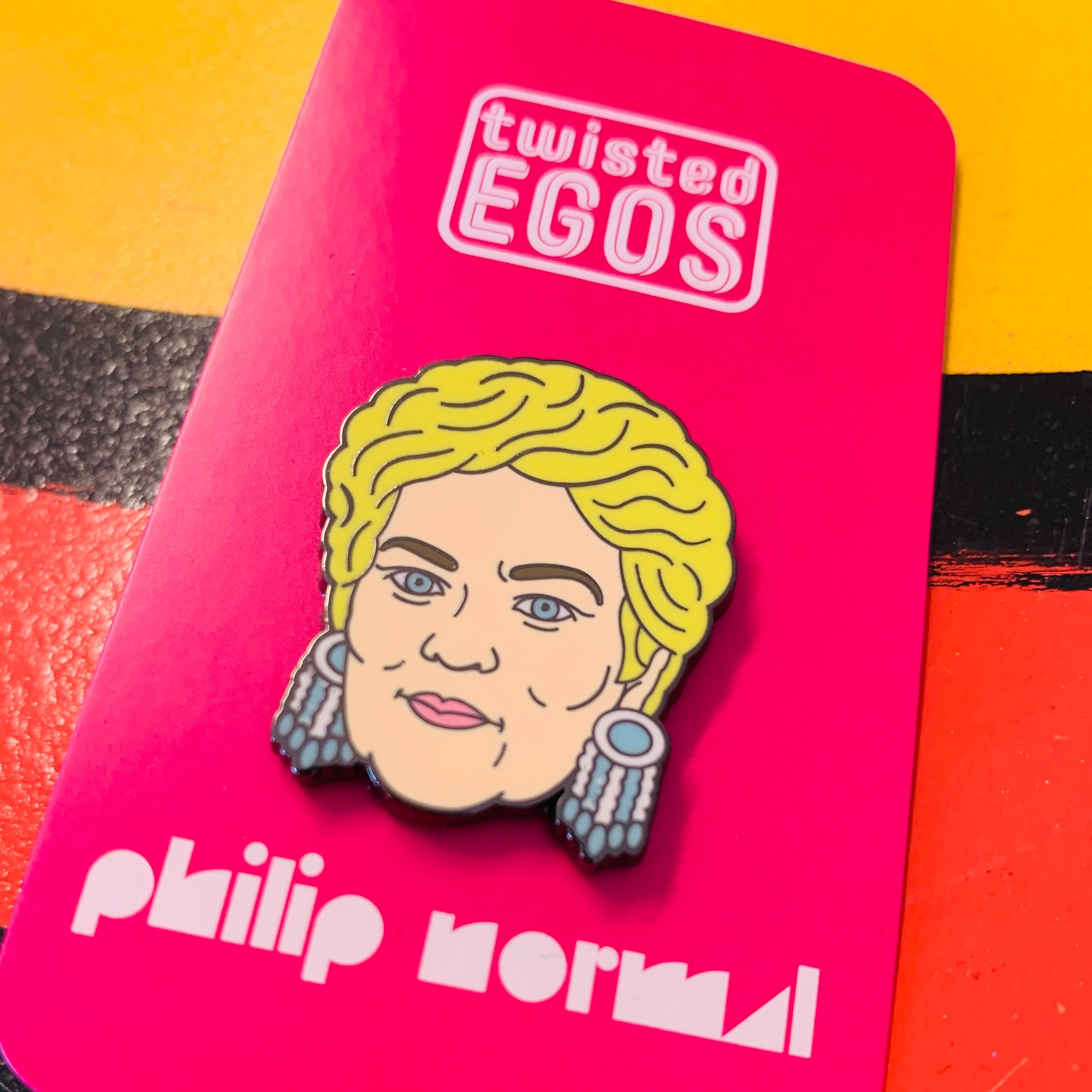 PAT BUTCHER ENAMEL PIN