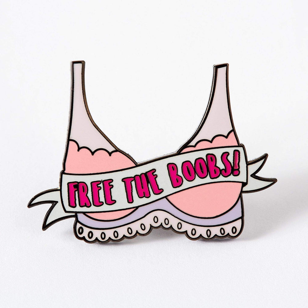 Free The Boobs! Enamel Pin