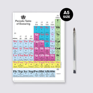 Period Table Of Swearing Notebook A5