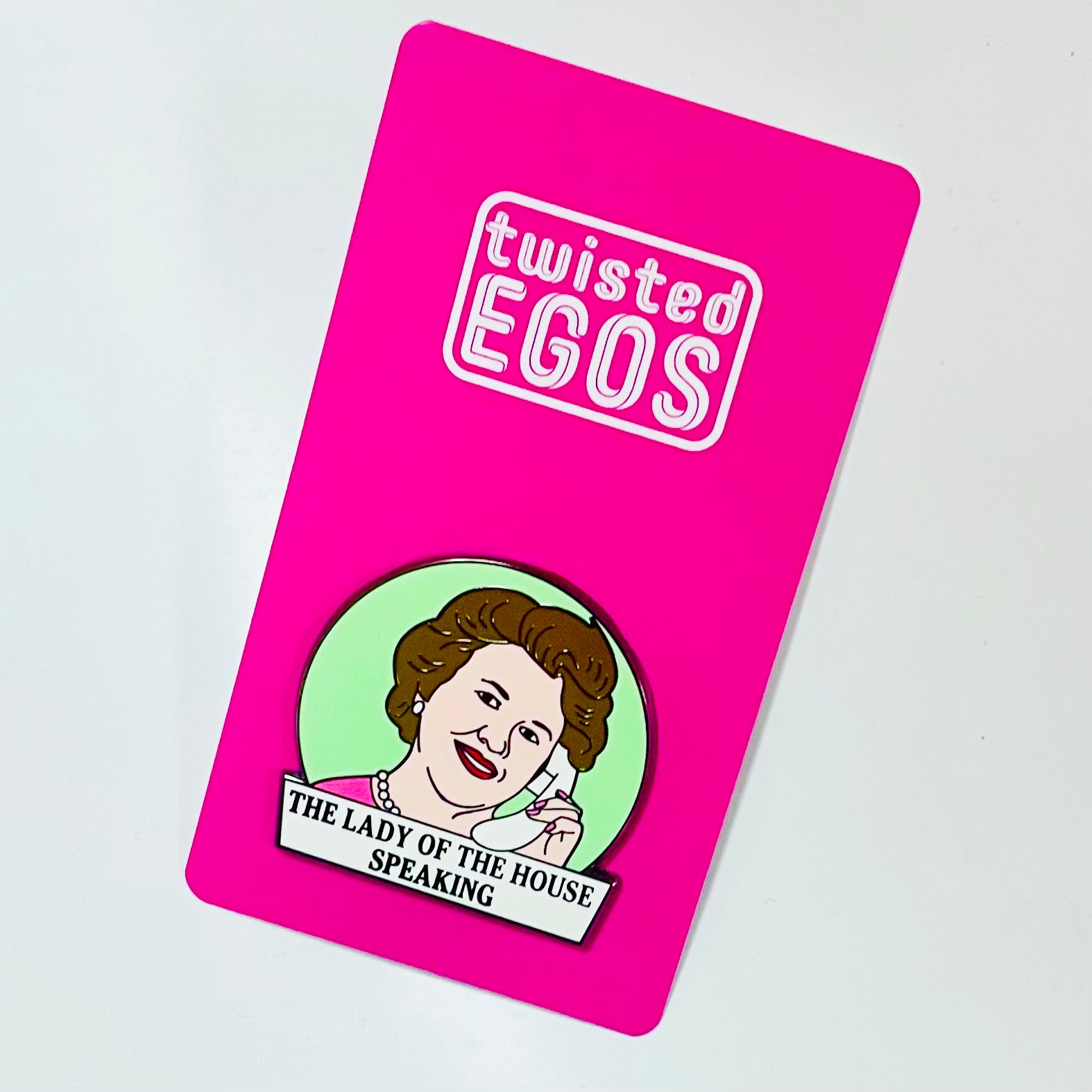 Hyacinth Bucket Enamel Pin