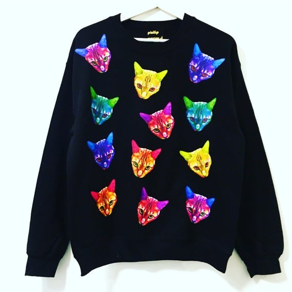 Cosmo the Rainbow Bengal Sweatshirt