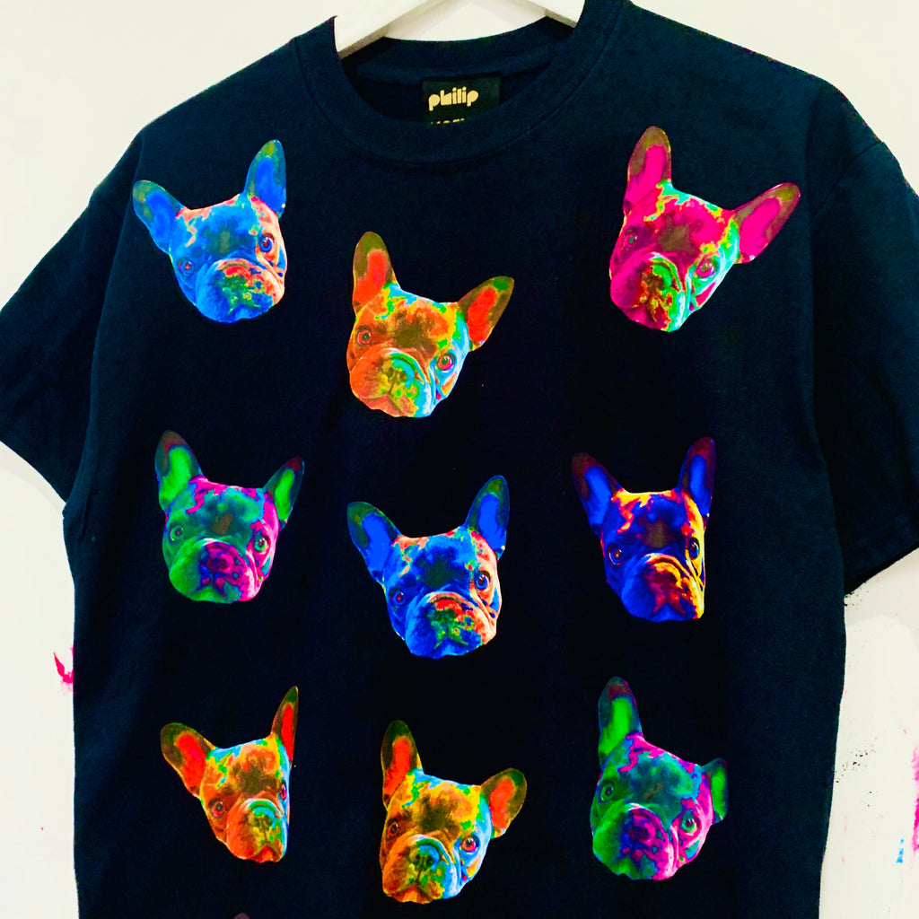 Noah The French Bulldog T-Shirt - Black