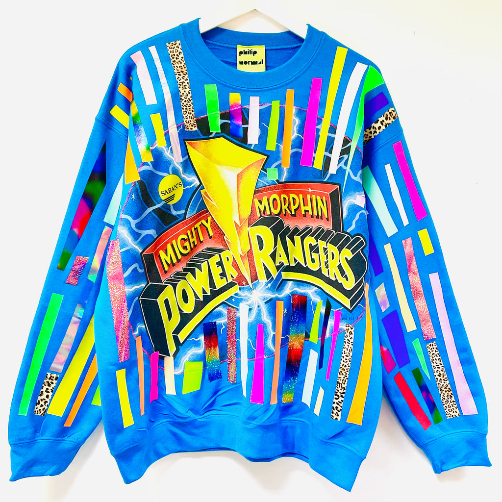 One Off Power Rangers Off-Cut Sweatshirt