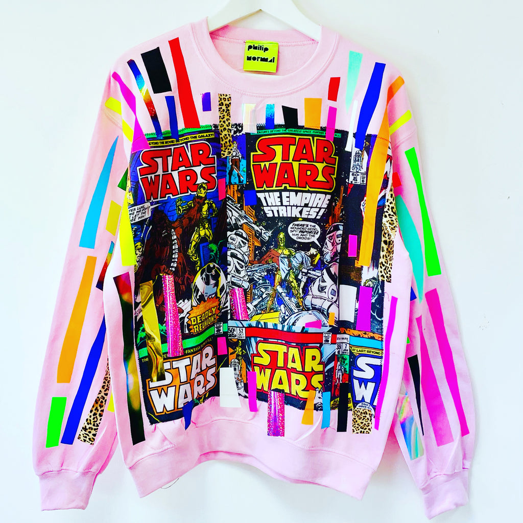 Star Wars Comic Sweatshirt - Pink