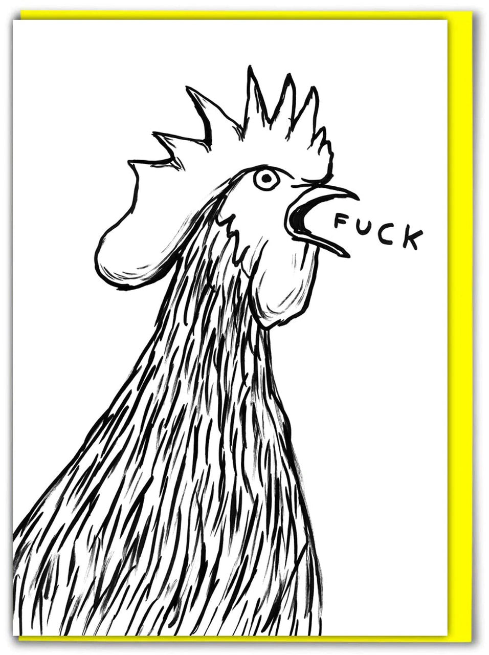 Cockerel Fuck Greetings Card