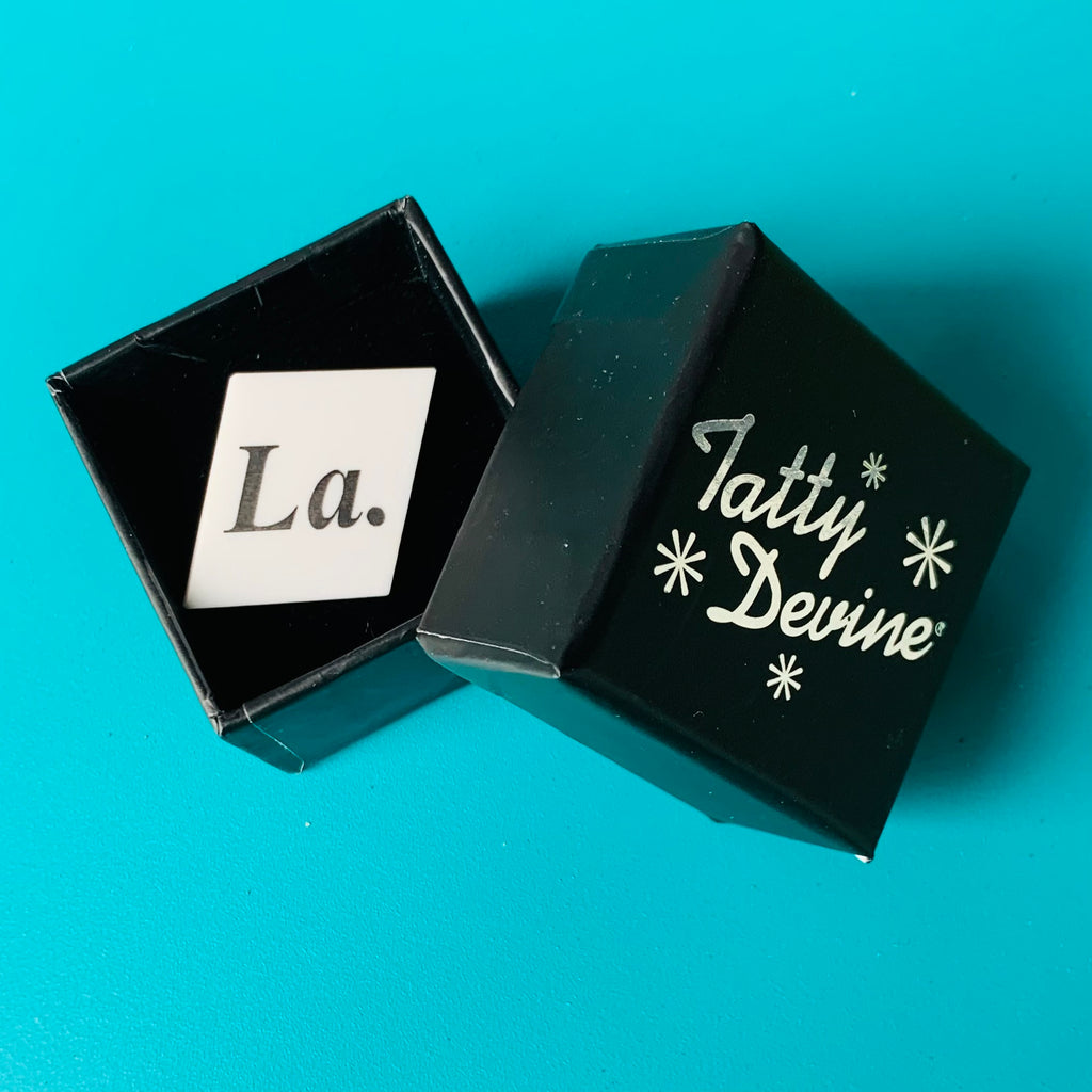 Limited Edition La. Brooch - Tatty Devine