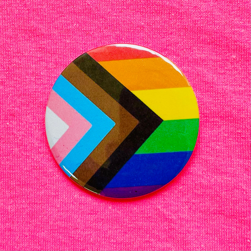 Pride Flag 58mm Badge